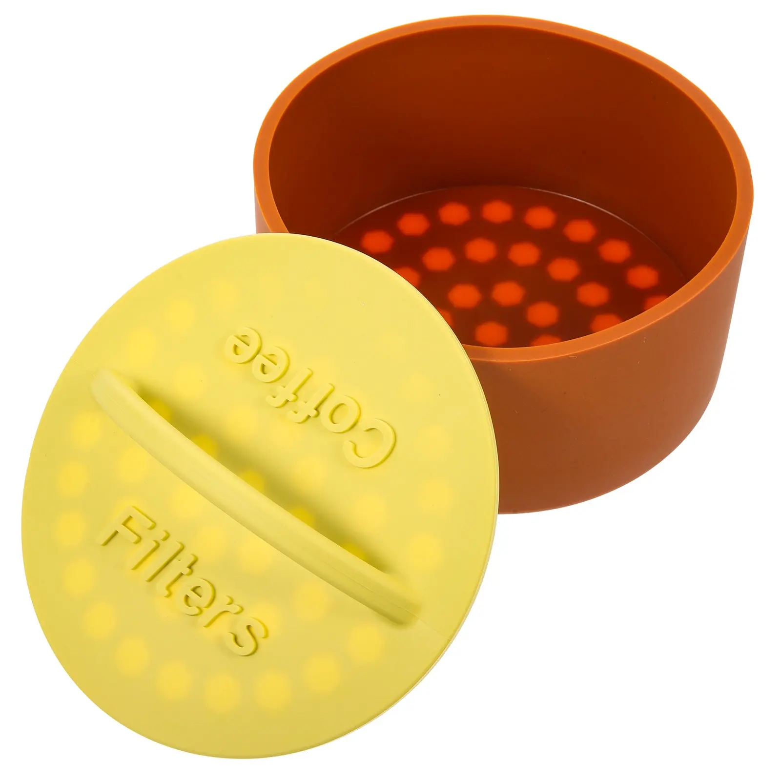 

Coffee Filter Container Large Capacity Break-Resistant Smooth Surface Easy Clean Coffee Filter Organizer For Home Office