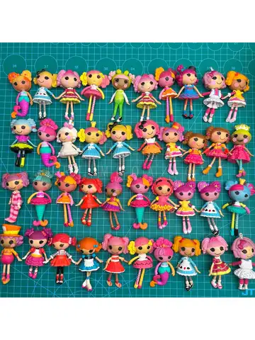 Original 8-10cm Lalaloopsy  Little Sister Multi-style Dolls PVC Girls' Holiday Gift Collection Toys