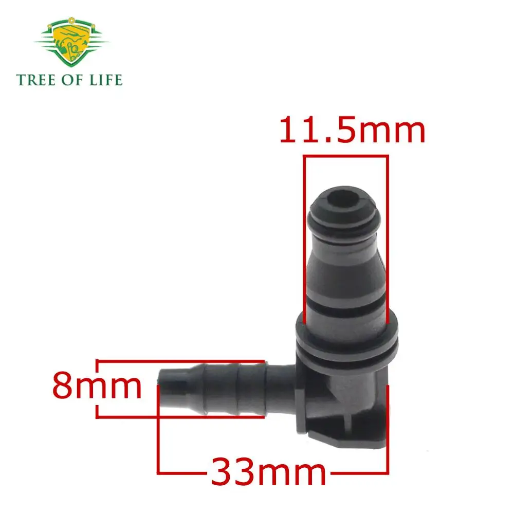 1/2/5/10x Adapter Expansion Kettle Water Return Pipe Joint Connector For Mercedes-Benz W211 W166 W204 W251 W164 W212 A217 C217