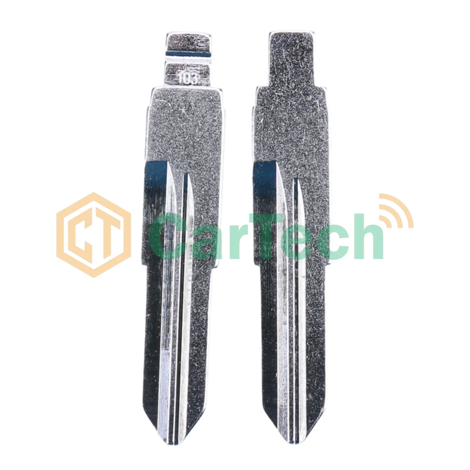 Cartech 103# Uncut Flip Blank Key Blade for KEYDIY KD XHORSE VVDI Universal Remote Fit MG3 - view 5