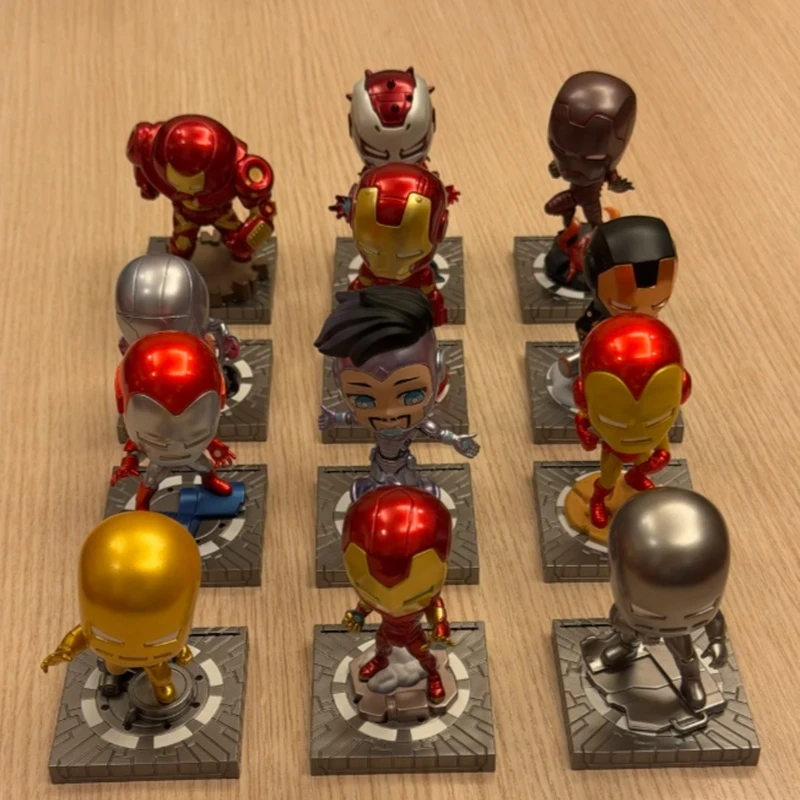

New Original Popmart Marvel Iron Man Chronicles Series Blind Box Collectible Toy Decoration Cartoon Trendy Mystery Box Fans Gift