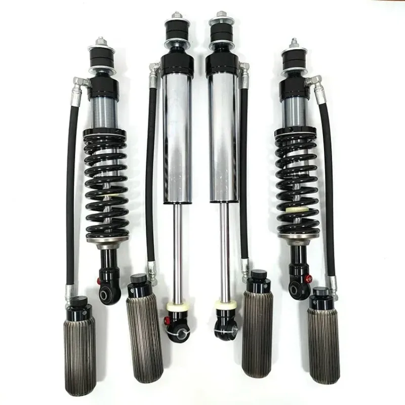 Hpr Lc100 2-3-4 Inches Coilover 4x4 Leveling Kit Compression and Springback Are Adjustable Shock Absorber Carbon Black Color