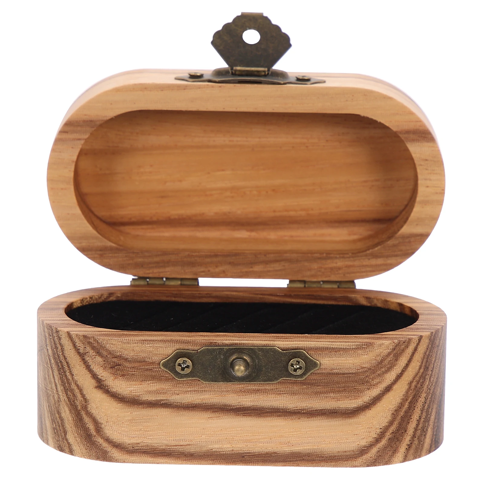 

Retro Guitar Pick Storage Box 5 Elliptical Wood Vintage Suitable Travel Concert Smooth Acoustic Electric Organizer Picks