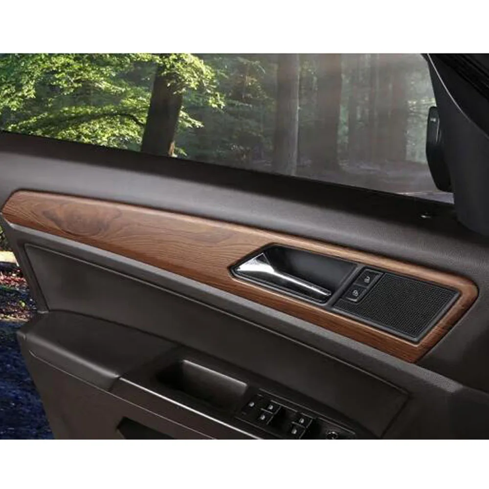 For VW Volkswagen Teramont Atlas 2017 2018 2019 2020 Car Inner Door Trim Strip Cover Decoration Armrest Interior Accessories