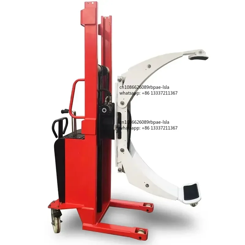 Hot Sale 1000 kg Full Electric Clamping Erect Paper Reel Clamp Forklift Roll Lifter Paper Stacker and Rotator