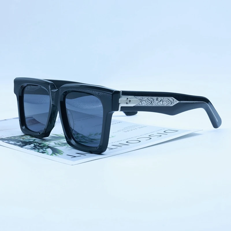 Belize Good Quality Acetate Men Sunglasses for Women Square Vintage Retro Outdoor Eyewear Shades for Sun for Travel 2026 Trend