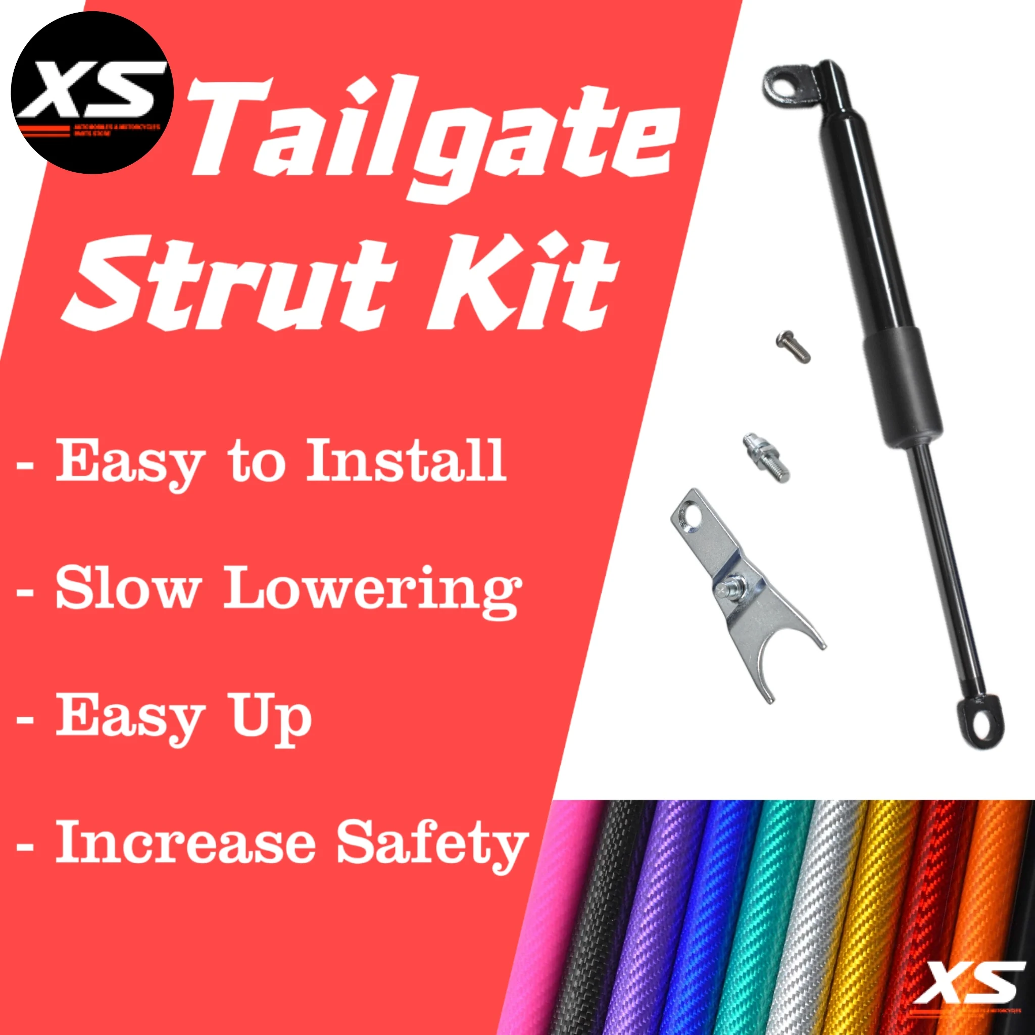 

1PC Rear Tailgate Assist Shock SG329900EZ For Toyota Tacoma 2nd 2005-2015 Pickup Slow Down Easy Up Damper Gas Strut Rod Arm