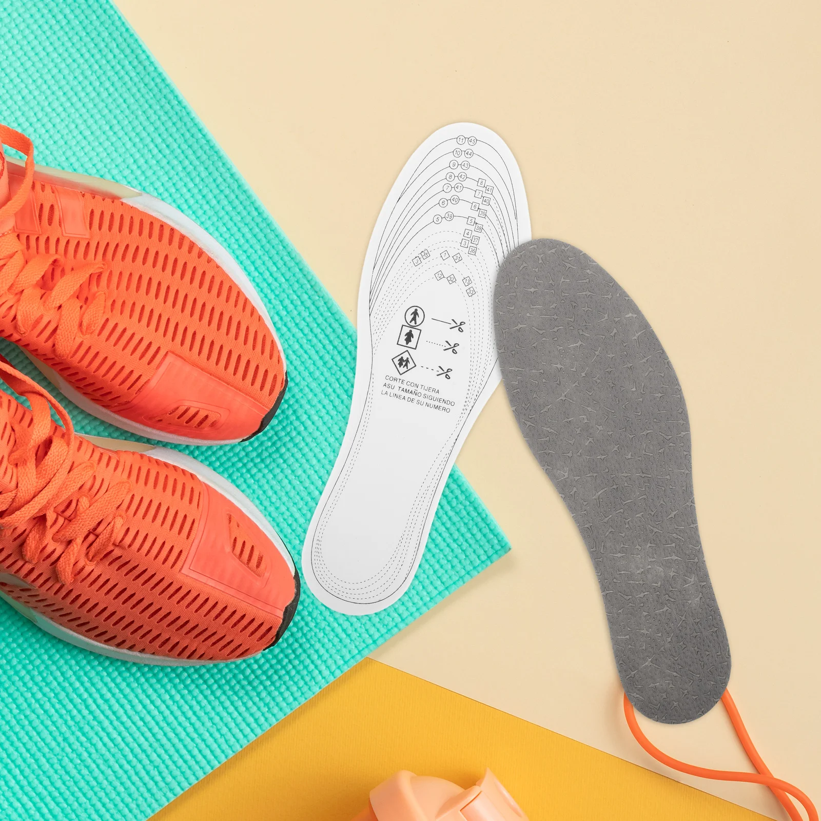 

Sweat-absorbing and Breathable Insole Insoles Inner for Women Shoes Damping Boot Man