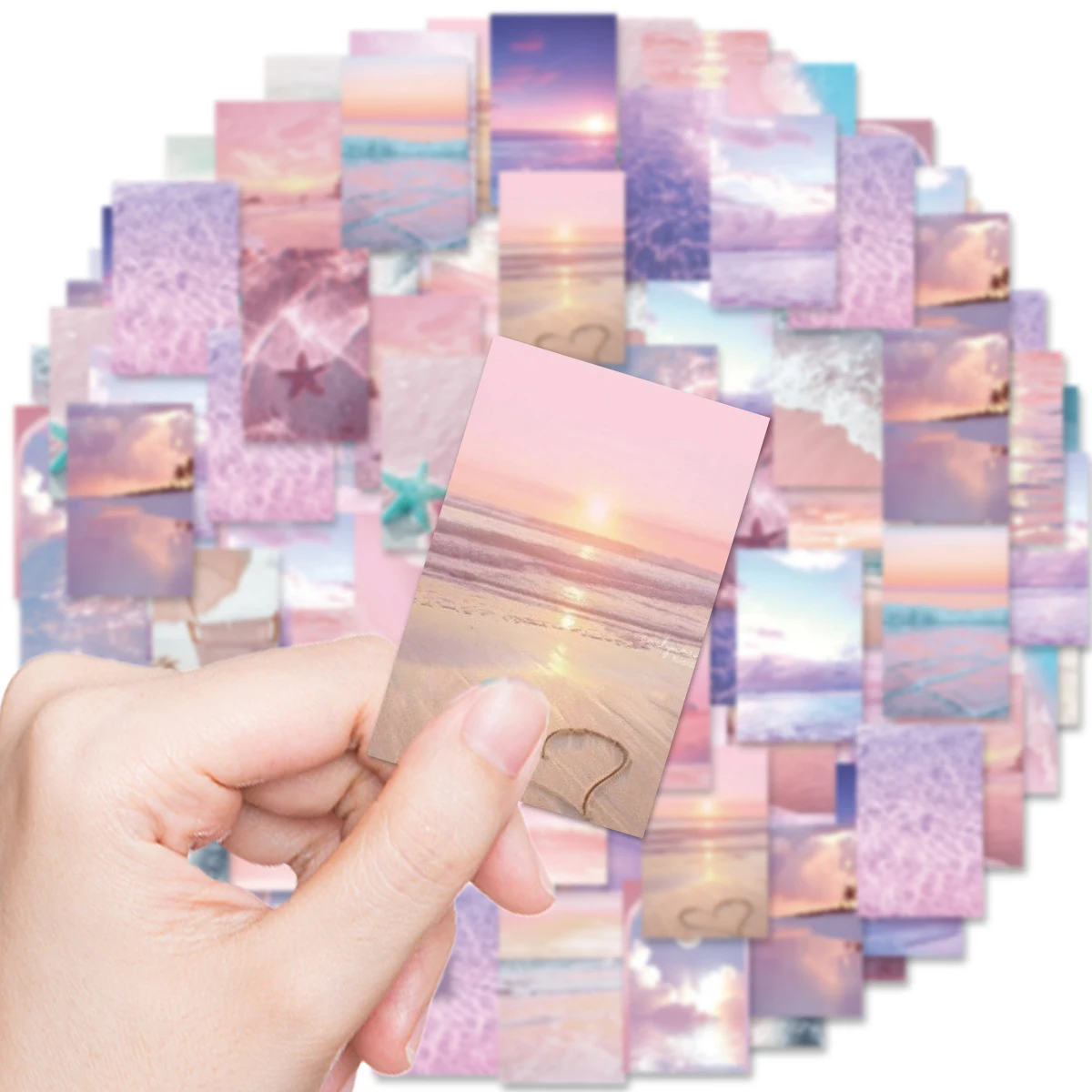 Etori Life 30pcs Dream Beach INS wind beautiful scenery DIY Decoration Student Stationery Notebook Diary Journal Stickers