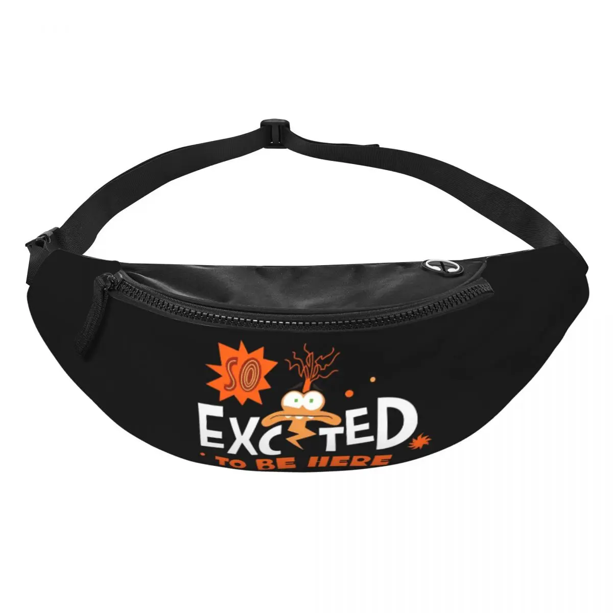 

Custom I-Insides Cartoon Out Fanny Pack Women Men Crossbody Waist Bag for Camping Biking Phone Money Pouch