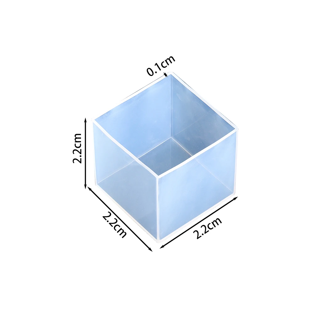 15mm-80mm 3D Square Silicone Mold Crystal Epoxy Resin Casting Muold for DIY Epoxy Resin Crafts Table Home Decoration Tools