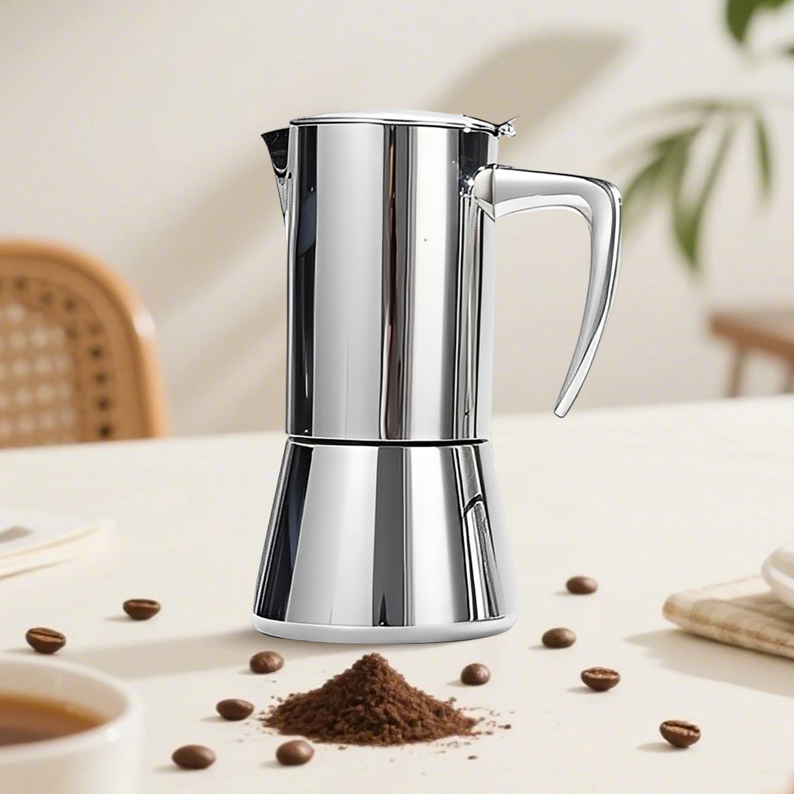 ماكينة صنع الاسبريسو 300 مللي/200 مللي مع تصميم دورق القهوة ماكينة صنع القهوة وعاء الاسبريسو مناسبة لموقد الغاز اليوناني #4