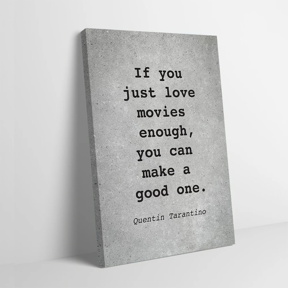 q-tarantino-quote-l012-poster-customizable-printed-canvas-painting-for-pictures-wall-art-interior-accessories-gamer-decoration