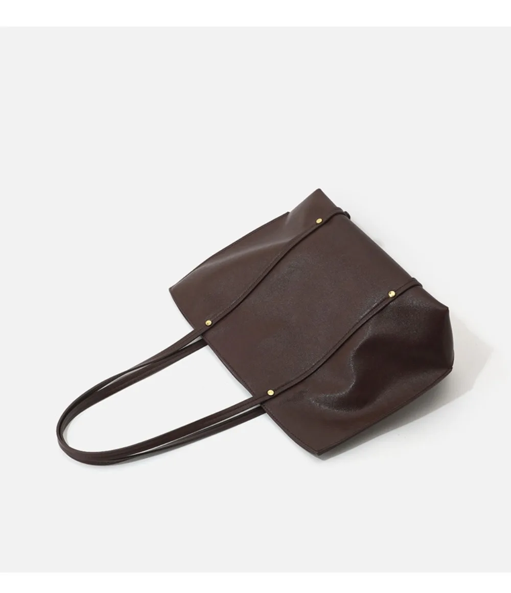 ​ ​ 新しいレディースファッション大容量シングルショルダートートバッグシンプルなハンドキャリークロスボディビジネス通勤バッグ ​ ​