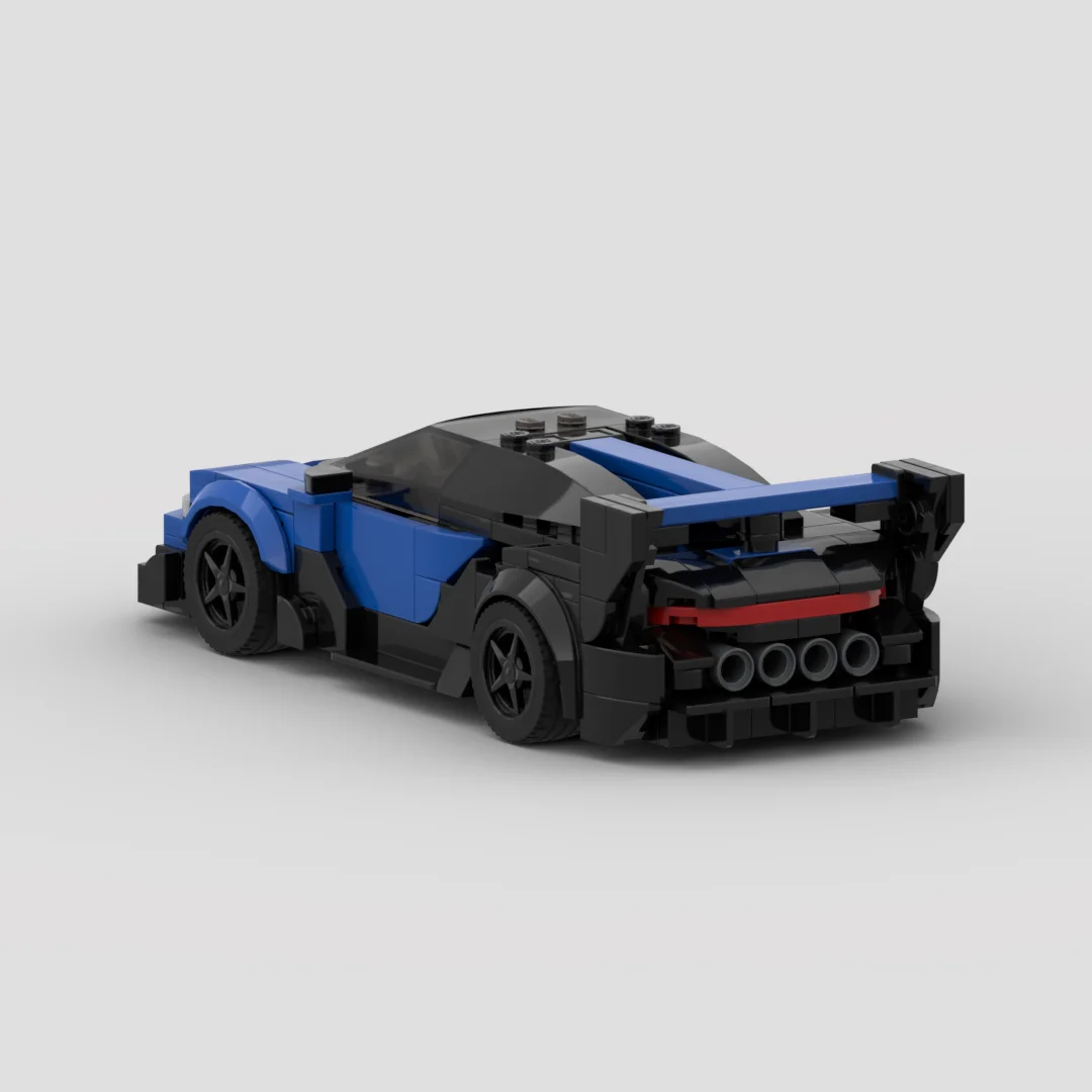 MOC Bolide Vision GT racing Racer Building Blocks Brick Creative Garage Toys for Boys Gifts
