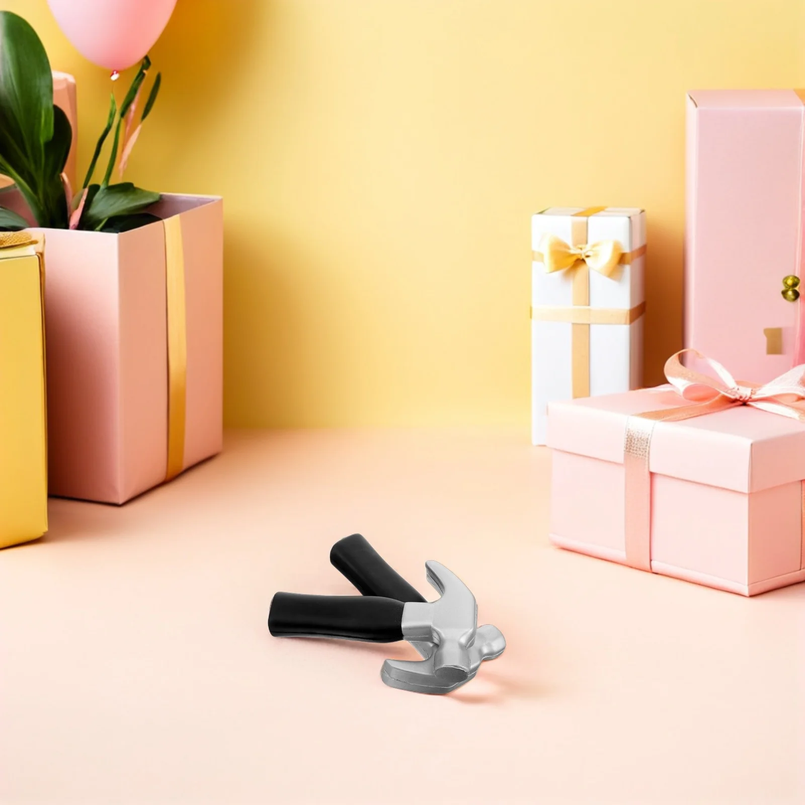 

3pcs Realistic Hammer For Kids Lightweight Pretend Play Set Portable Toddler Hammering Pounding Activity Birthday Halloween