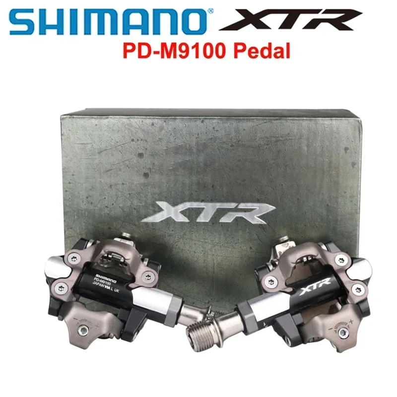 SHIMANO XTR PD M9100 MTB mountain bike bicycle pedals cycle self-locking lock pedal deore XTR pedals with SM-SH51 SM-SH56