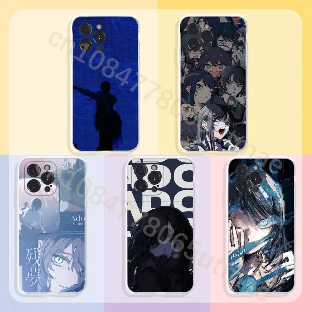 

Jpop A-Ado Phone Case For iPhone17,16,15,14,13,12,11,Pro,Xs,Max,Mini,Plus Antislip Shockproof Hard