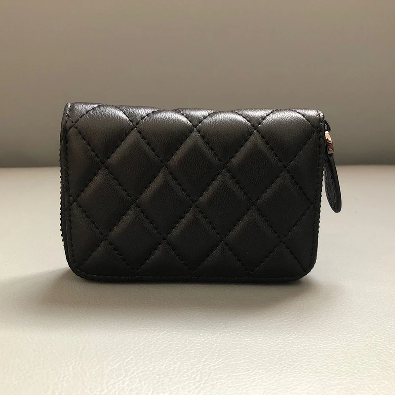 Women Luxury Card Holder Short Wallet Mini Multi Clutch Bag Genuine Leather Homemade Fashion Pocket Korean Japan Ins Coin Purses