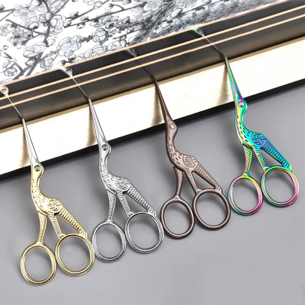 Crane Mouth Scissors Retro Cross Stitch Sewing Scissor Fishing Thread Cutting DIY Fabric Shears Cloth Scissor Tailor Scissor