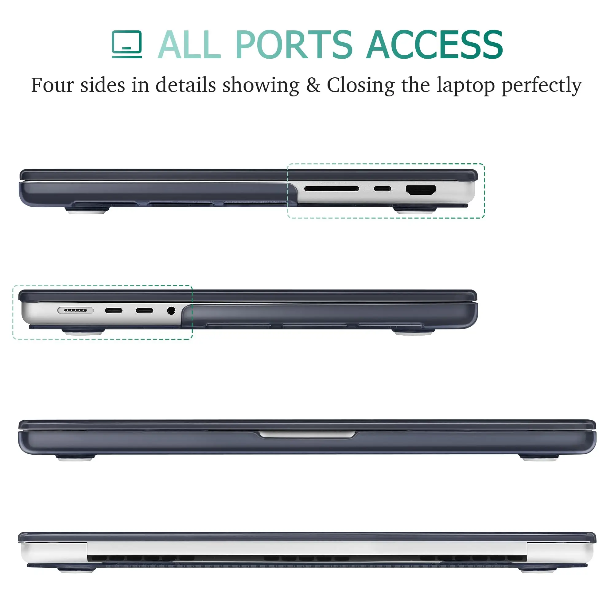 For Macbook Air 13 Case for Laptop accessories Macbook Air M1 M2 2023 Air 15 Funda Macbook Pro 14 case M3 2023 Pro 16 Cover