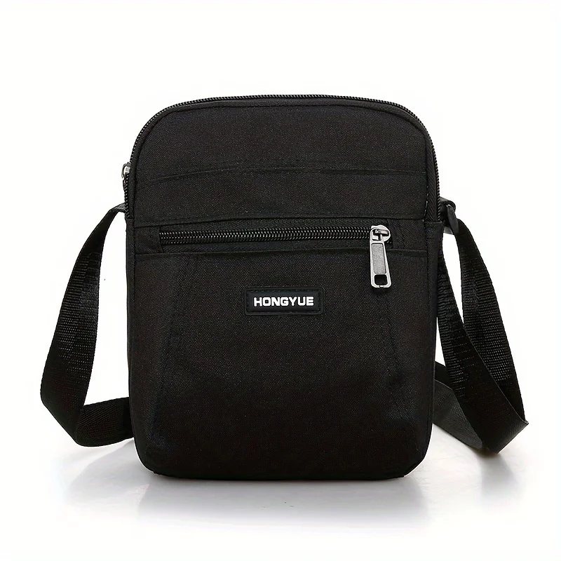 Nylon waterproof messenger bag for men