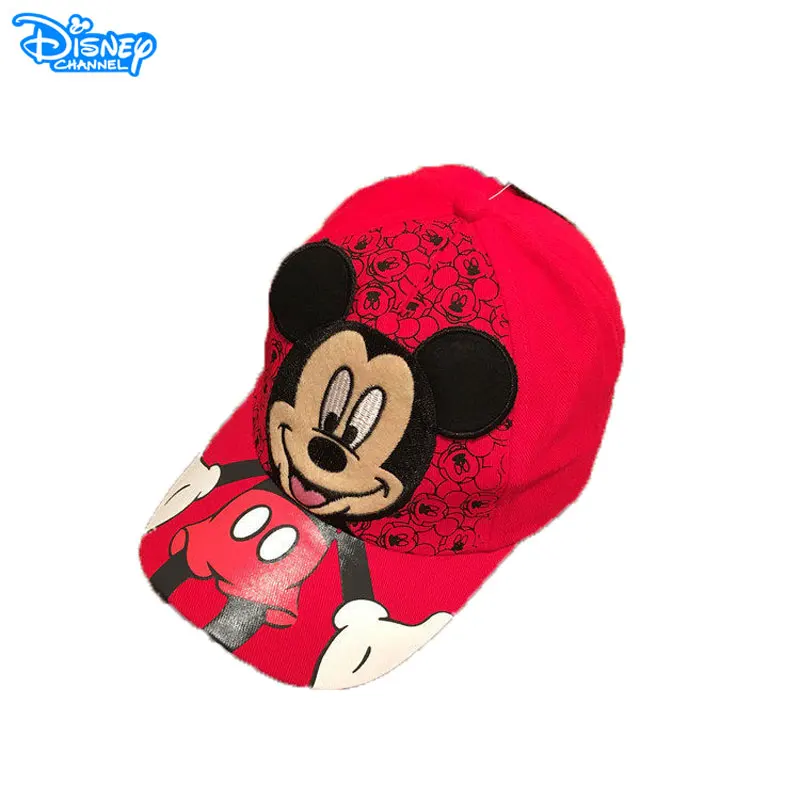 Disney-Casquette de Baseball Anime Minnie Mouse pour enfants, chapeau de soleil d\'été réglable pour enfants, chapeau Hip Hop mignon, cadeau pour