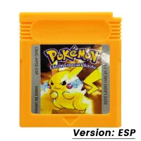 GBC-Spielkassette Pokemon Blau Kristall Gold Grün Rot Silber Gelb mit Mehrsprachiger 16-Bit-Videospielkonsolenkarte