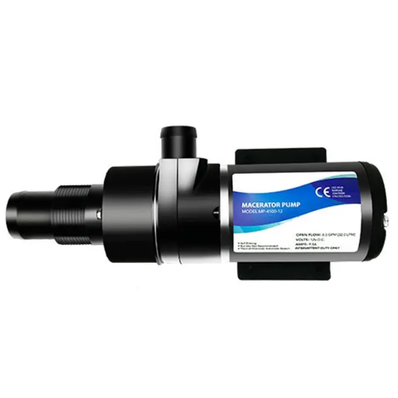 

Highly Recommended MP-4500 Self Priming Sewage Pump For RV Marine Boat Yacht Waste Pump Toilet Kitchen Sewage And Garbage Pump 1