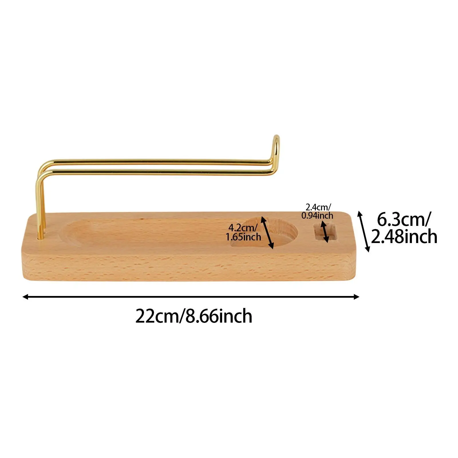 Palo Santo Holder Desktop 3 in 1 Perabotan Meja Pusat Multifungsi