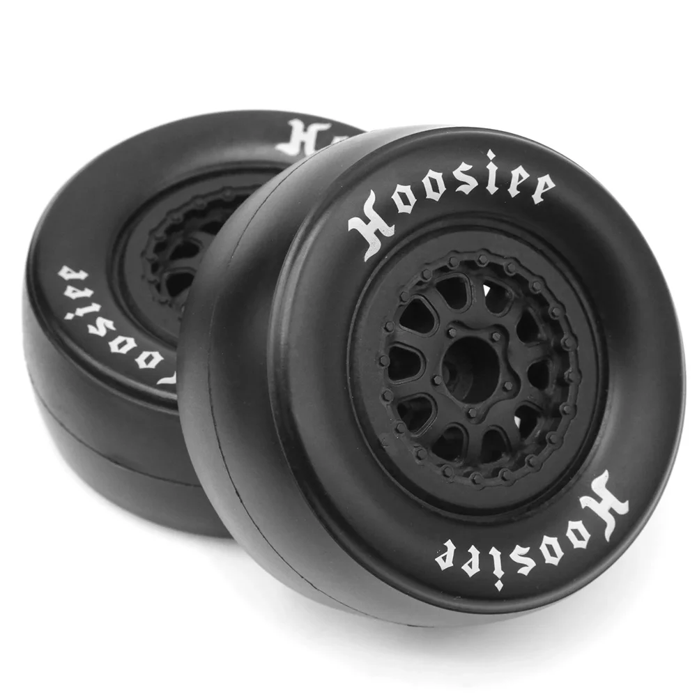 1/10 Scale RC Short Course Truck Tires Slick Racing Tires for Off-Road Car High Traction Low Resistance