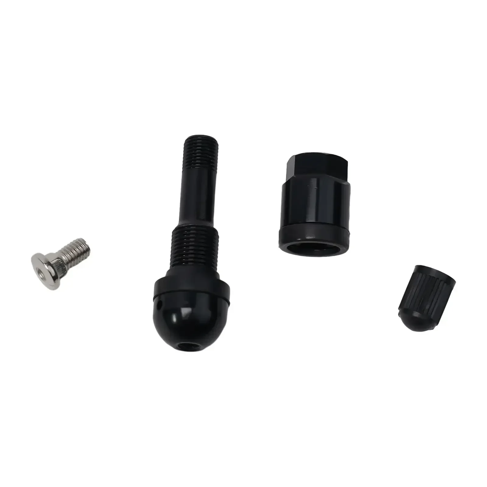 Car Repair Tool Pressure Monitor Repair Kit Valve Stem Black Front Metal Rear Right Sensor TPMS For BMW 5 Series Brand New