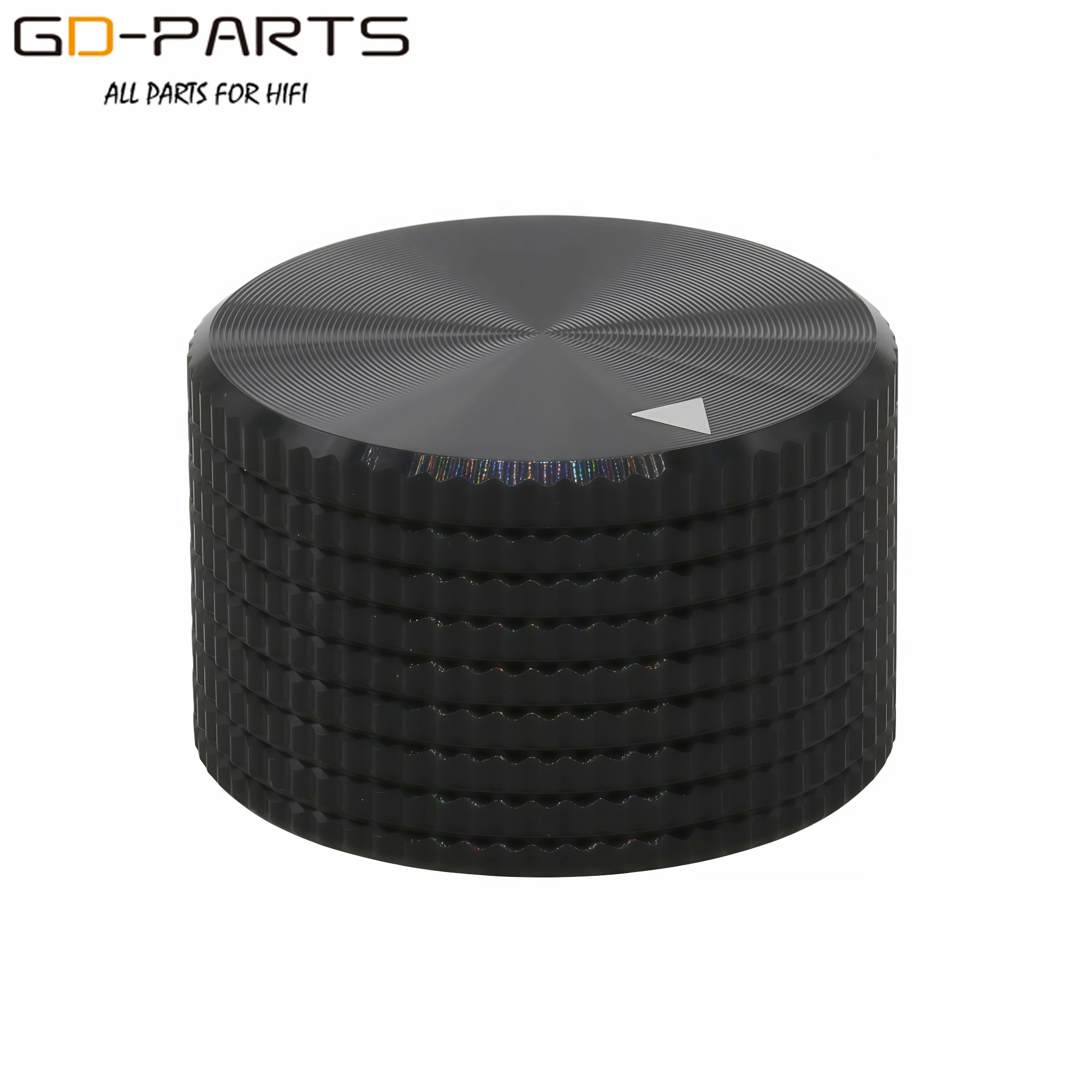25*15,5mm Solide Voll Aluminium Volumen Potentiometer Knob Knopf Für HIFI Audio Gitarre AMP Wirkung Pedal Schrank 6mm Welle 1 PC