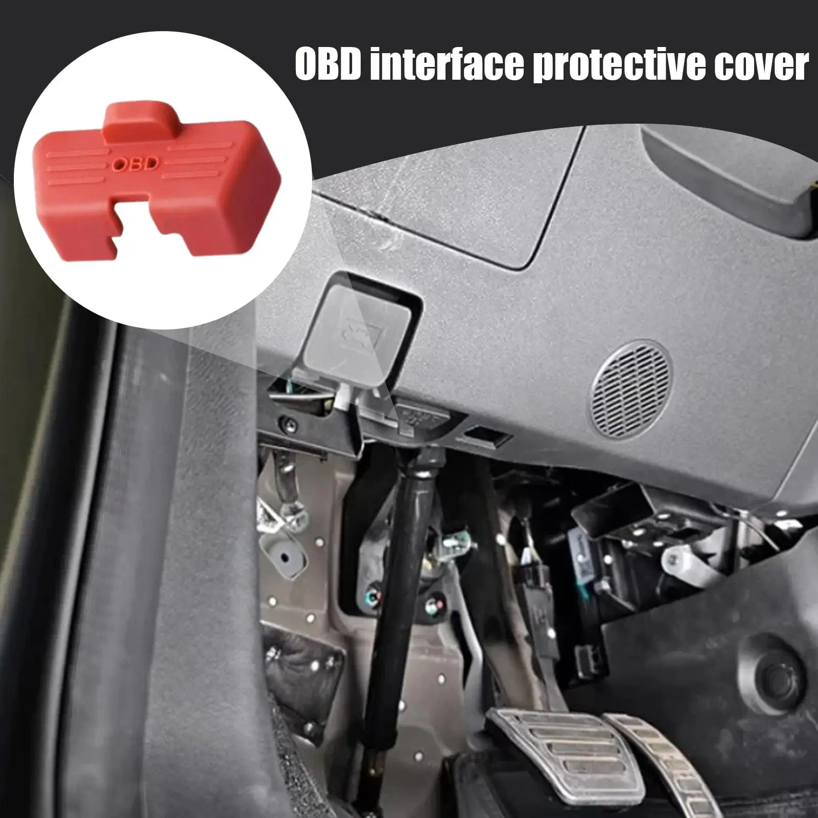 Obd Cover OBD Interface Protector Waterproof Diagnostic Connector Lid Protective For Adventures Daily Protection Washing