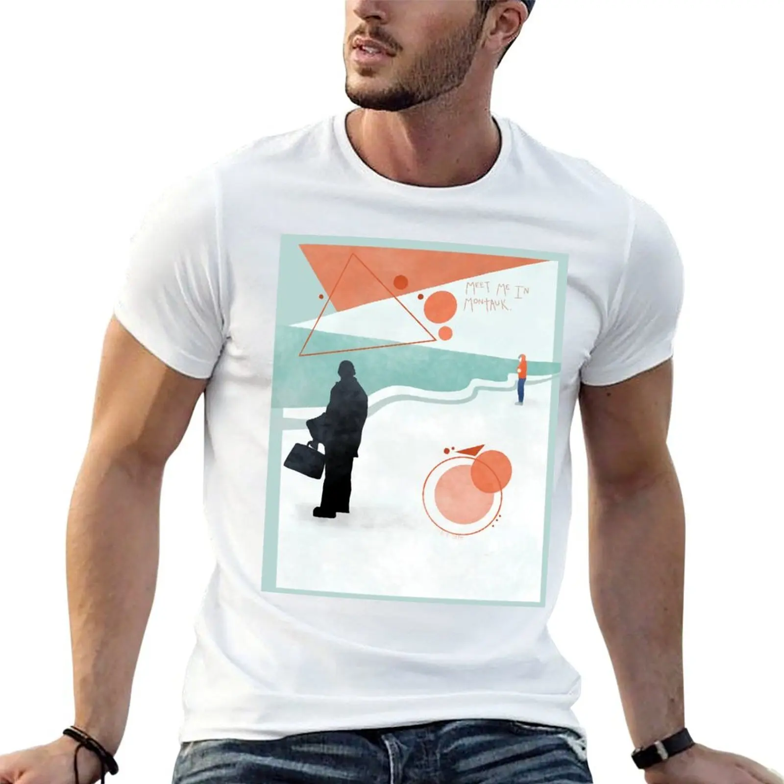 

Meet Me in Montauk T-Shirt men t shirt cotton 100% t shirts for man cotton soft cotton t shirt pack T-Shirt