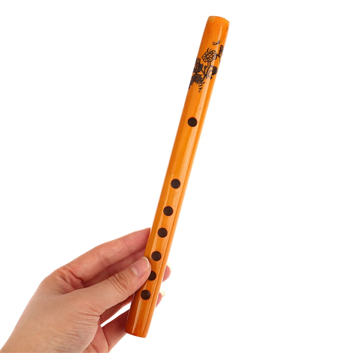 10-Pack Chinese Traditional 6-Hole Bamboo Flute Recorder Clarinet Student Musical Instrument Wood Color