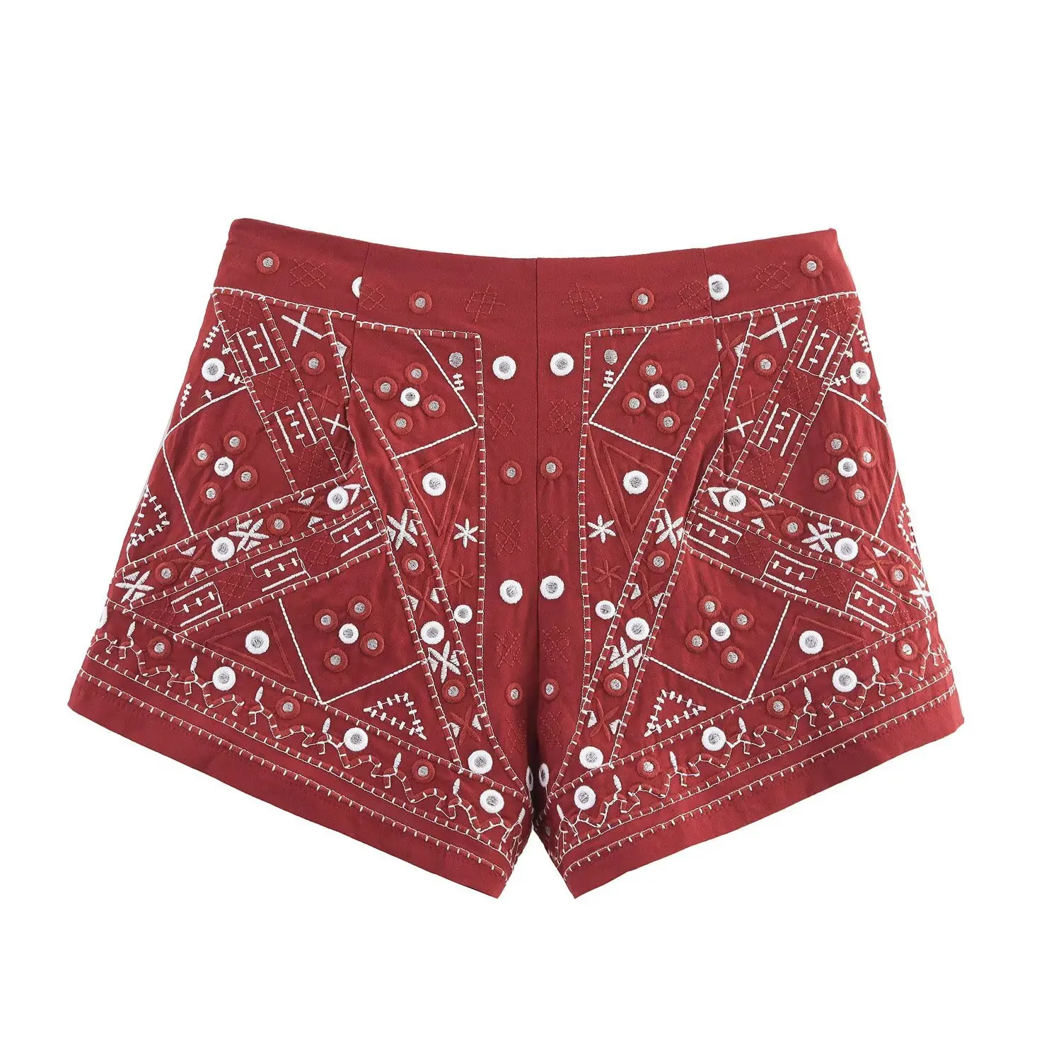 Dameskleding 2025, zomer nieuwe stijl lens geborduurde mode punk casual shorts