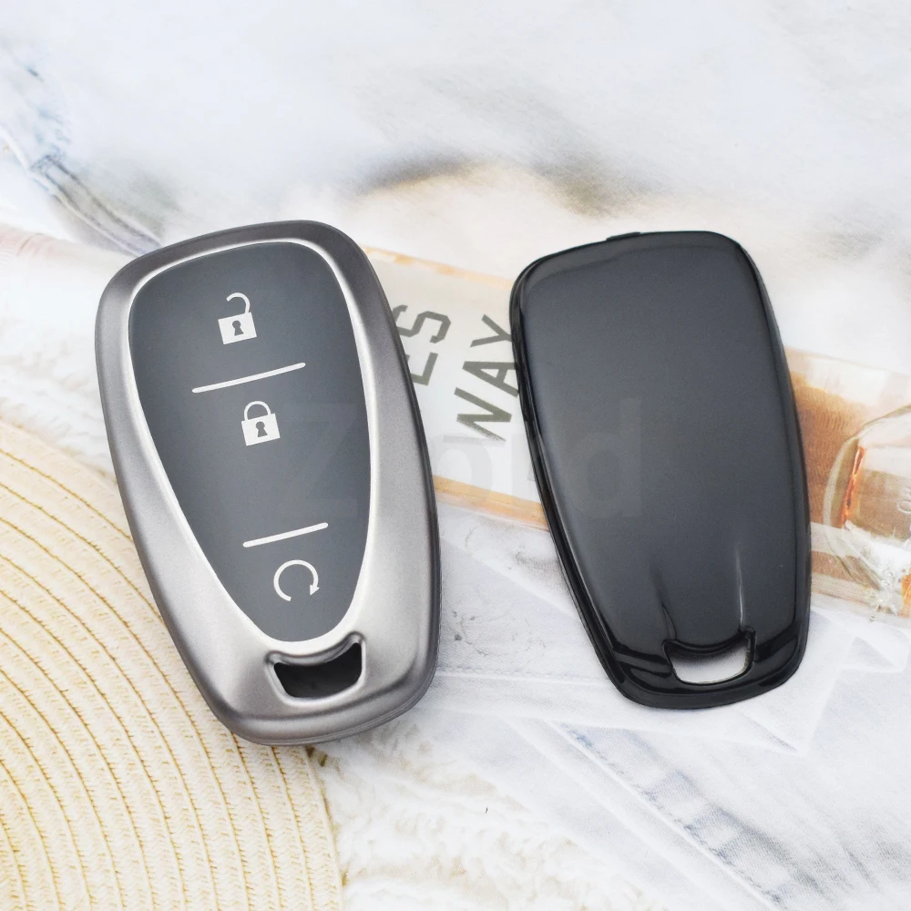 

TPU Car Key Case Cover For Chevrolet Cruze Spark Sonic Camaro Volt Bolt Seeker Trax Malibu Blazer Traverse Onix Equino Orlando