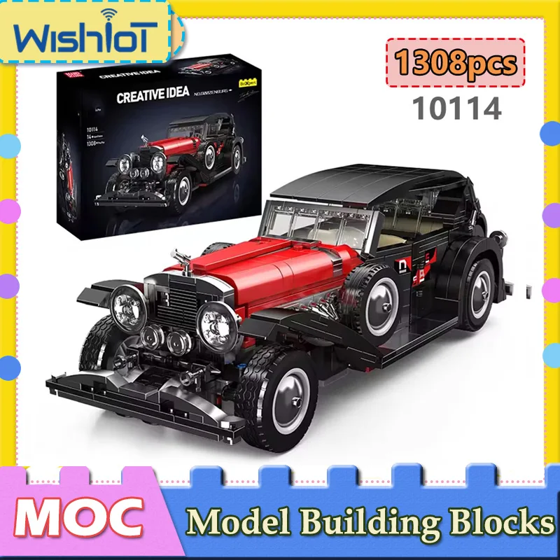 

Simulated 1308pcs Sports Car Model Building Blocks Set Assembly Ornament Vehicle DIY Boys Birthday Cool Gifts MOC Blocks Toys