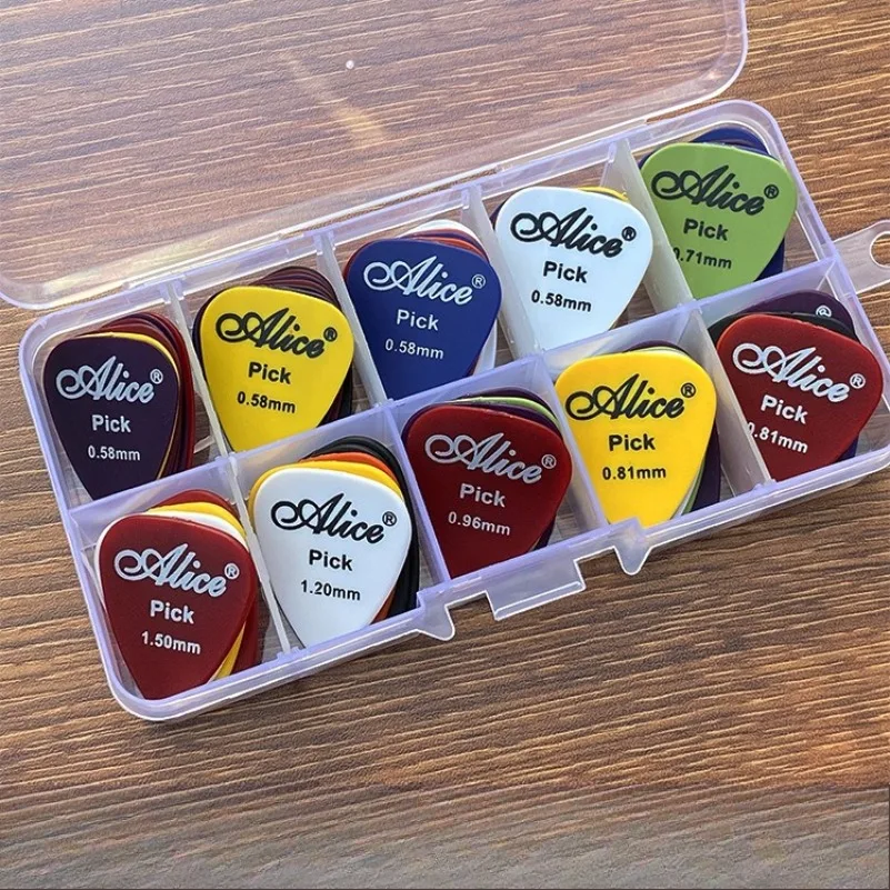 Wielokolorowe kostki do gitary Premium