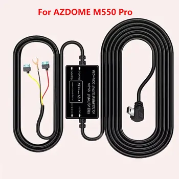 AZDOME M550 プロ 3 ワイヤー ACC 検出ハードワイヤーキット 12 V/24 V に 5 V 3A ミニ USB 車の充電器ダッシュカム 24 時間駐車モニター