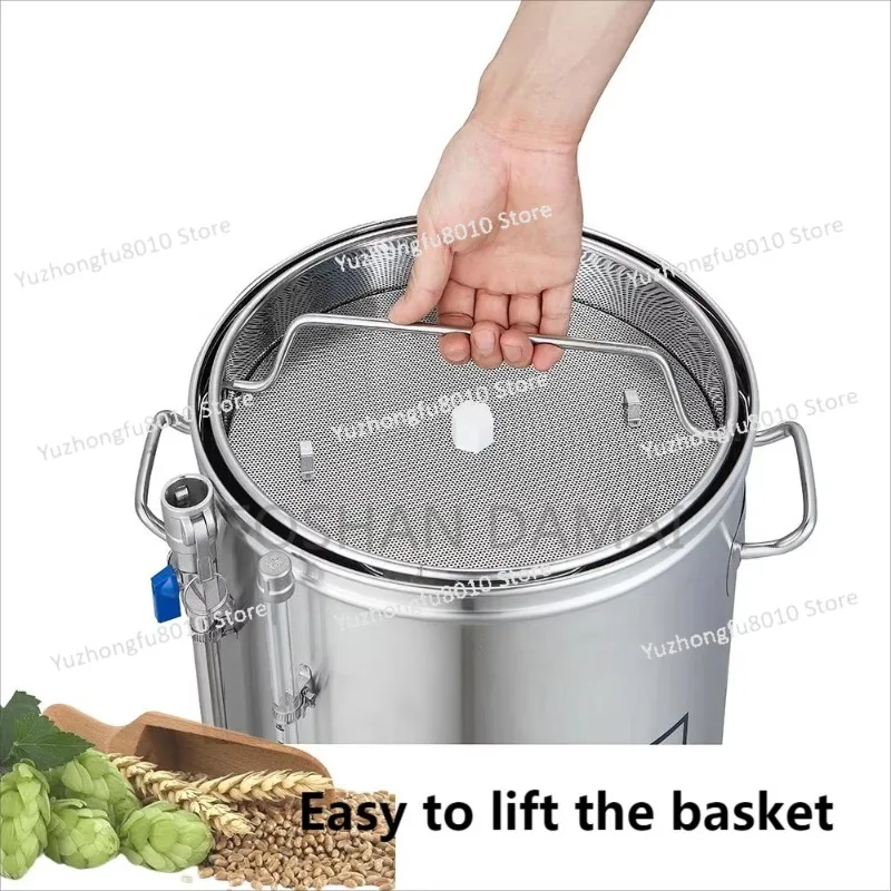 

Stainless Steel Home Beer Brewing System 30-70L Electric Mashing All-in-One Microbrewery Craft Beer Machine for Brewing Beer