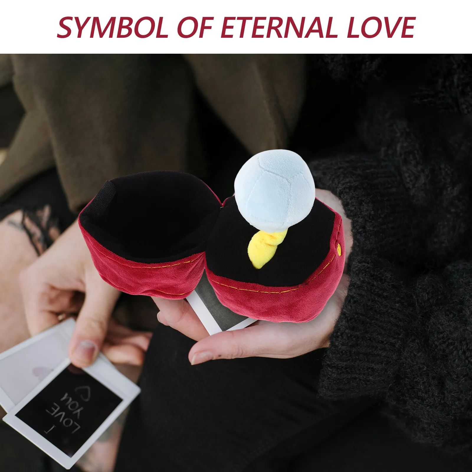 

Creative Large Confession Ring Unique Romantic Stuffed Jewelry for Girlfriend Weddings Birthdays Special Occasions