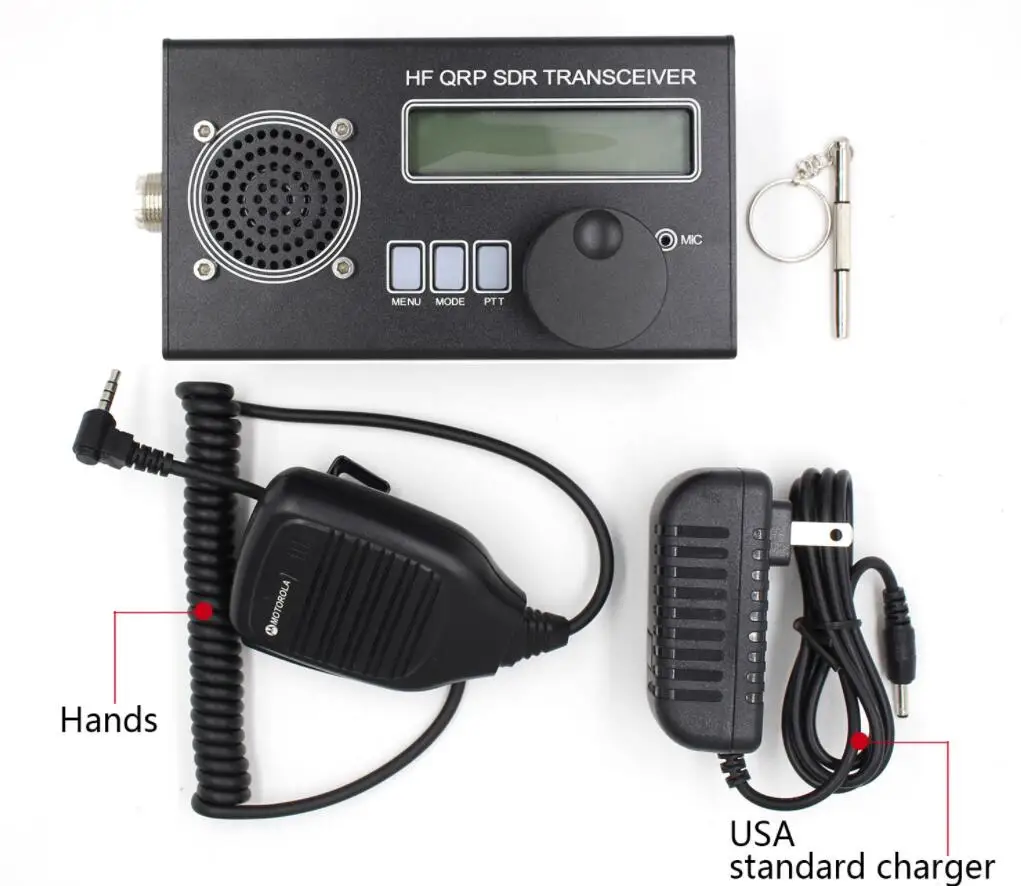 USDX   QRP Shortwave Radio Transceiver 8 Band SSB/CW QRP Transceiver + Mini-ANT 20W QRP Full Band HF Antenna Tuner