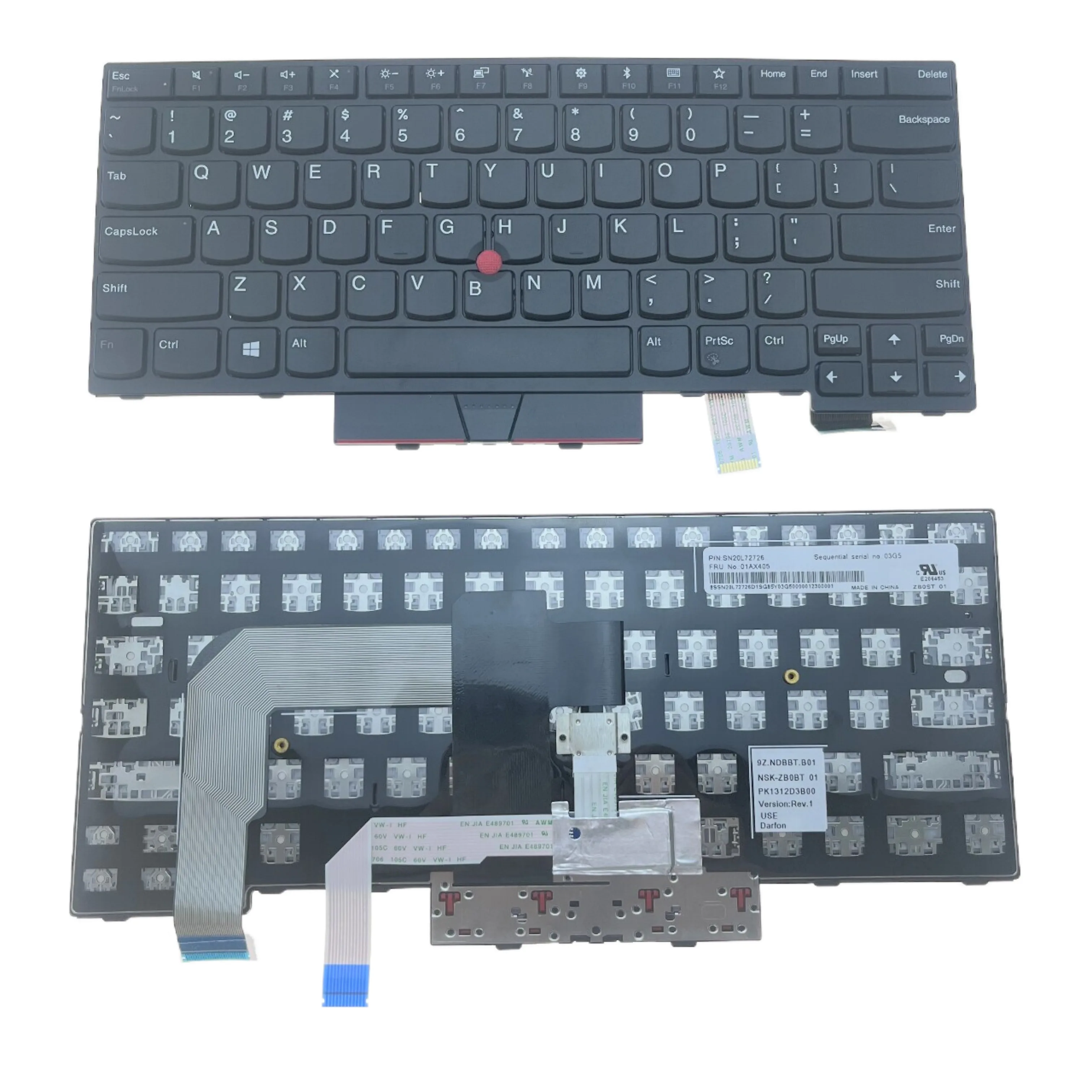 

Оригинальная американская клавиатура для ThinkPad A475 A485 T470 T480 PN 01HX339 01HX379 01HX299 01HX328 01HX368 01HX408 01AX364 01AX405 01AX446