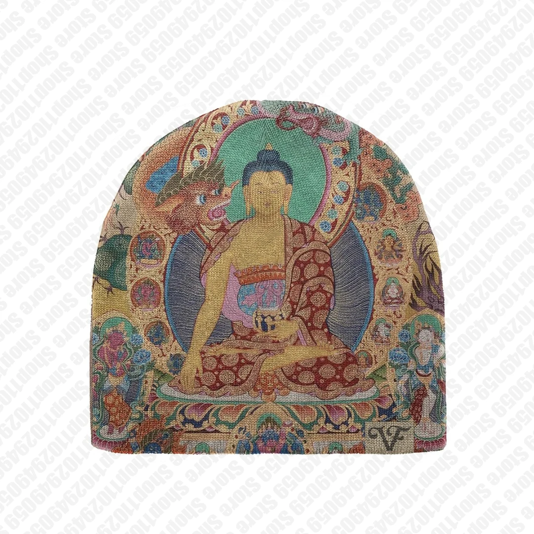 Gorro Y2k para mujer, gorros tejidos, gorros gemelos para hombre, ropa de calle, moda de invierno, Vintage, gótico, cálido, Hip Hop, Unisex, Y2k, 2000s, Emo Girl