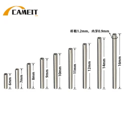 10pcs ASTM F-136 Titanium Piercing jewelry Straight rod straight nose stud Inner teeth lip stud fittings