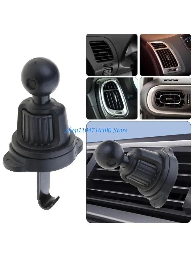 

y1gd Mobile Bracket Clip Air Vent Clip For Most Car Phone Holder Cellphone Holder Mount Vent Grip With Joint Round 17mm