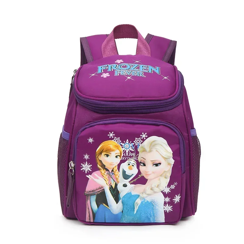 Disney Children\'s Cartoon frozen School Bag 2-5 Years  Kindergarten Cute Baby Girls Frozen Iron Man Princess Mini Backpack