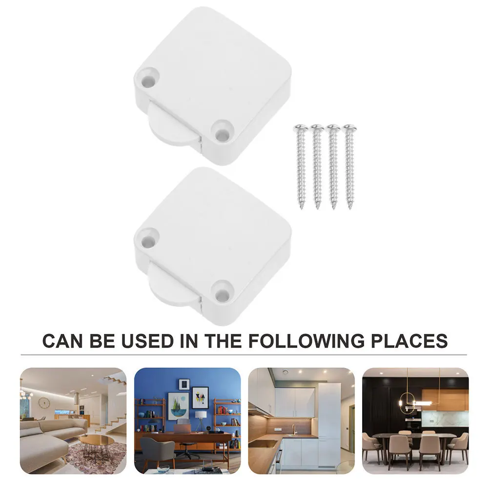 

3pcs Cabinet Lamp Touch For Wardrobe Drawer On Off Auto Door Closet Control Pantry Light Touch Switch Cabinet Closet Light